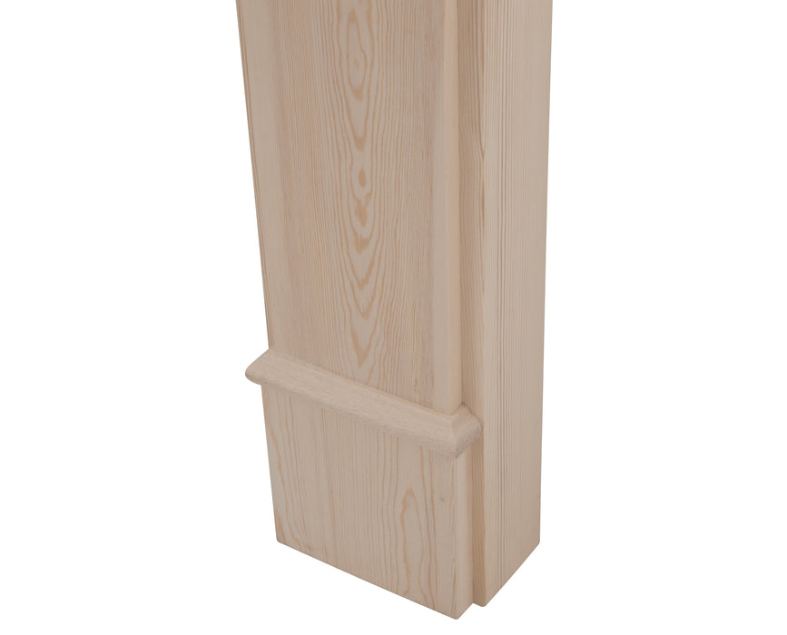 Edinburgh Corbel Wooden Fireplace Surround | Carron