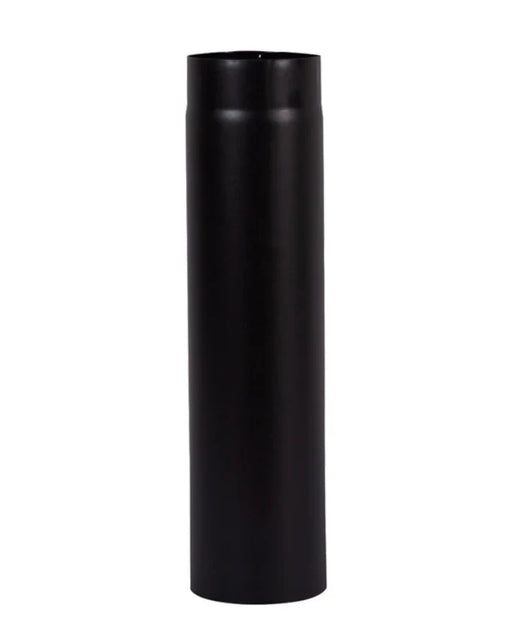 Matt Black Straight Stove Pipe, 5” Inch | Carron