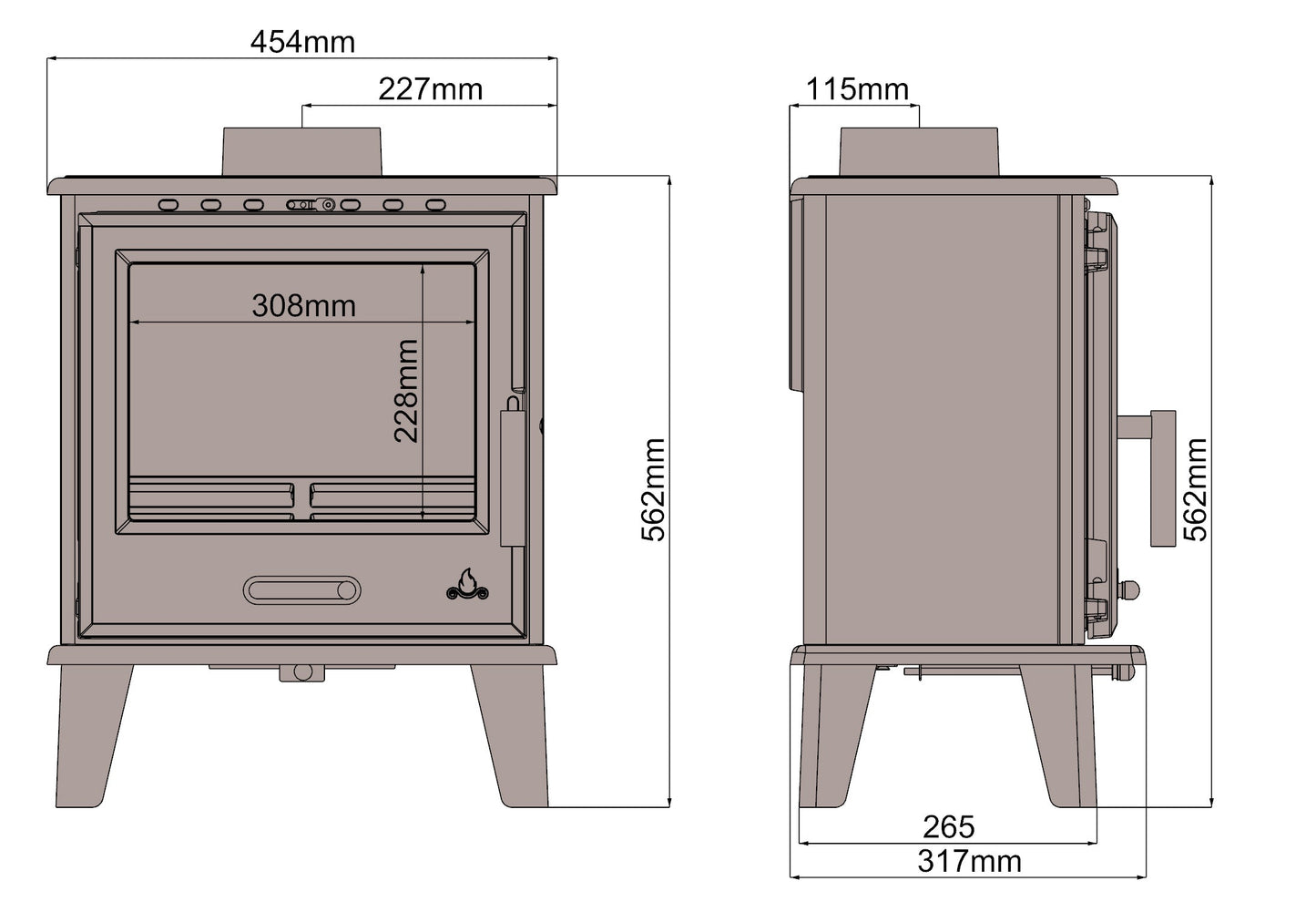 Saltfire Classic Multi-Fuel Eco Stove