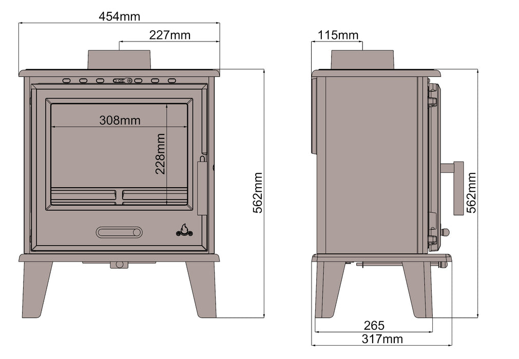 Saltfire Classic Multi-Fuel Eco Stove