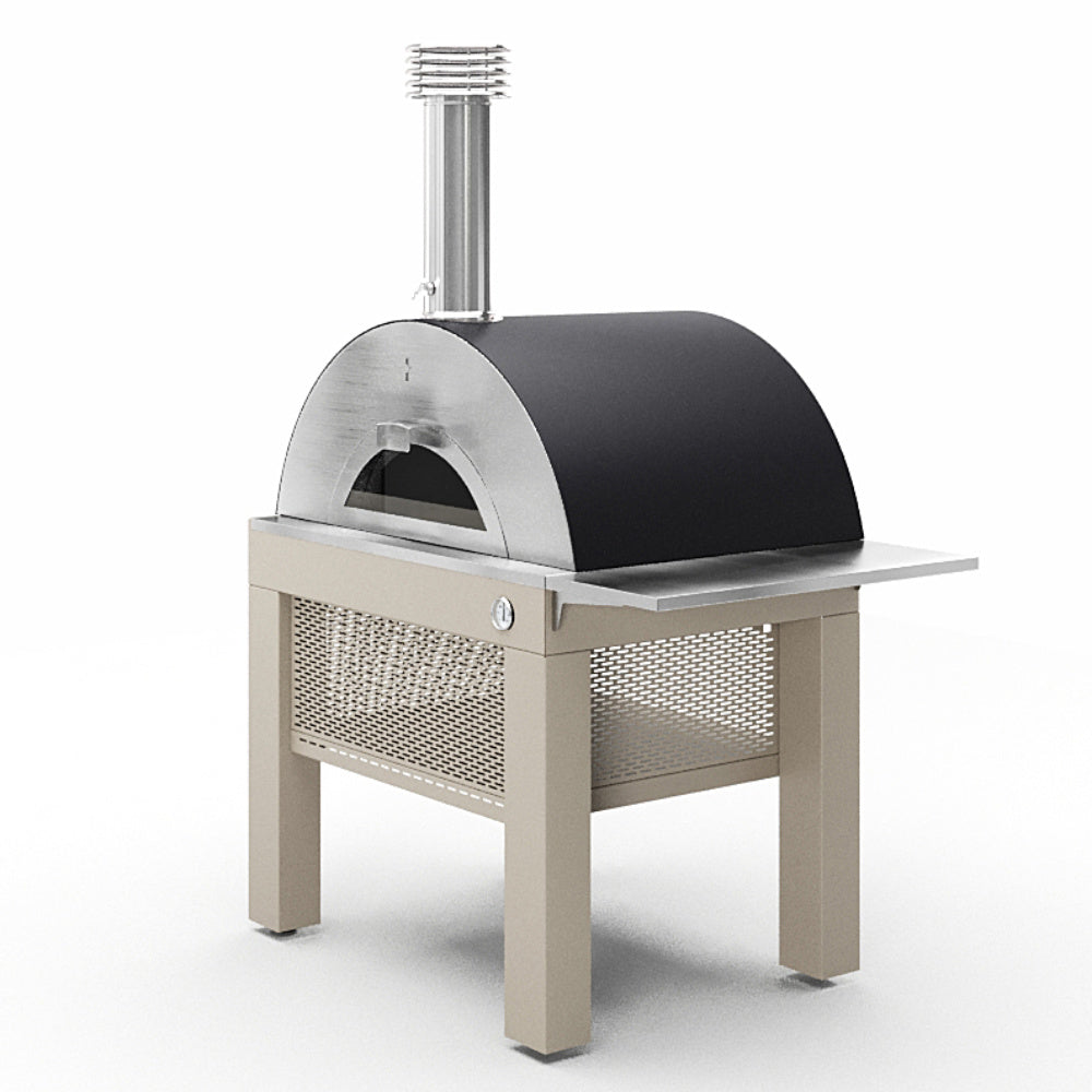 Fontana Bellagio Wood Pizza Oven with Trolley