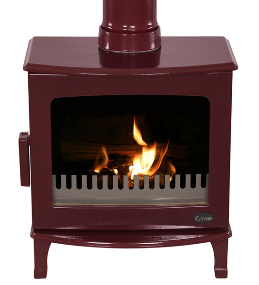 Carron ECO Stove 5kW - Red Enamel