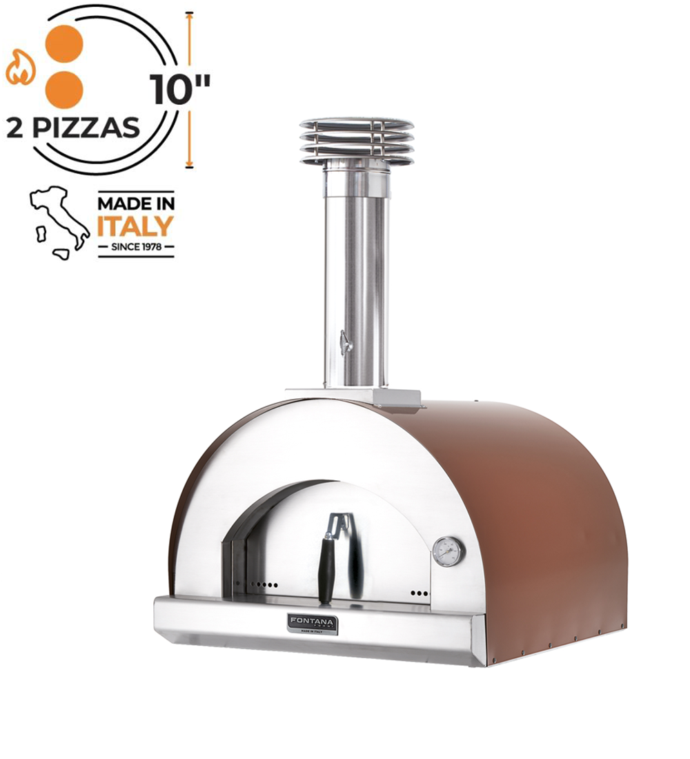 Fontana Margherita Built-In Wood-Fired Pizza Oven – Anthracite