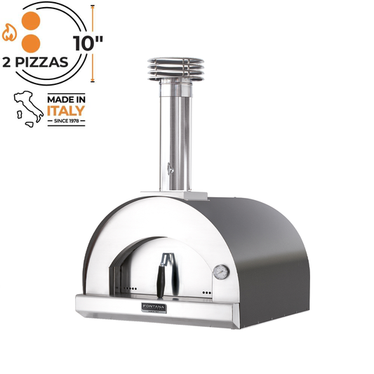 Fontana Margherita Built-In Wood-Fired Pizza Oven – Anthracite
