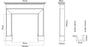 Nostell Wooden Fireplace Surround | Carron