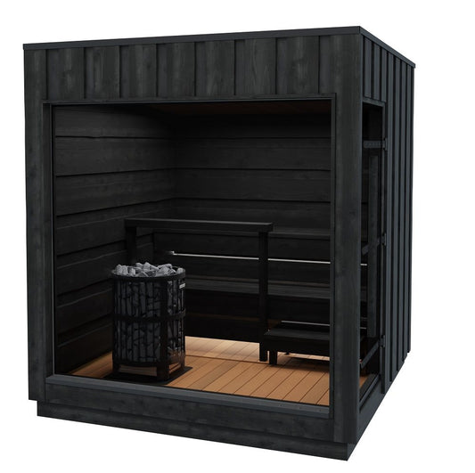 HARVIA Legend Outdoor Sauna SHL3499 – With 11kW Electric Heater (Right-Hand Model)