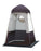 SAUFLEX Outdoor Shower Tent – 160x160x240 cm – Brown