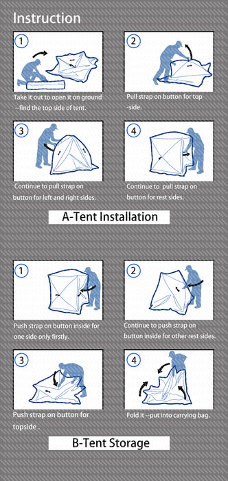SAUFLEX Outdoor Sauna Tent – Portable Mobile Sauna 175x175x210 cm