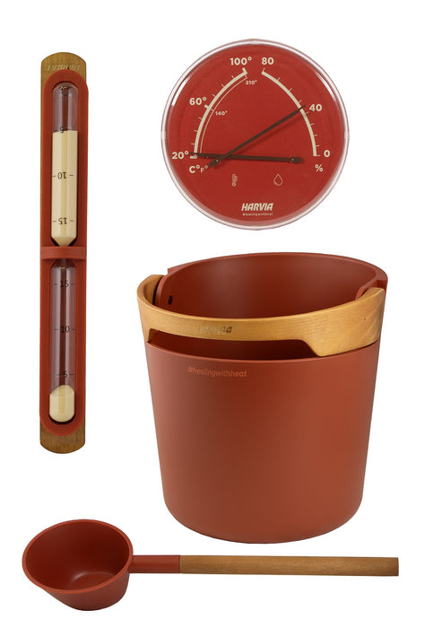 HARVIA HELMI, Accessories set, Terracota, SA010R