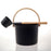 Sauflex sauna bucket and ladle set 5.0L multicolor – aluminium & bamboo