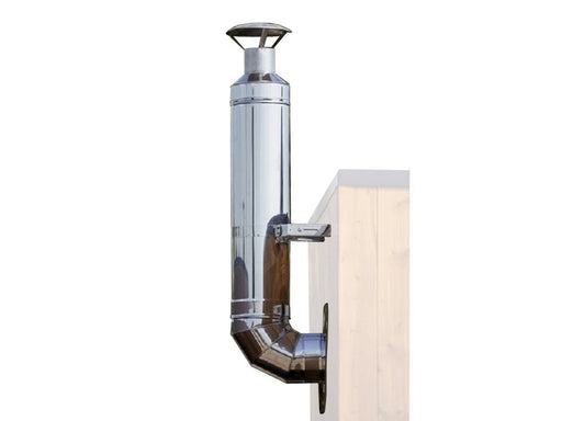 HUUM Chimney set through wall sauna chimney for woodburners