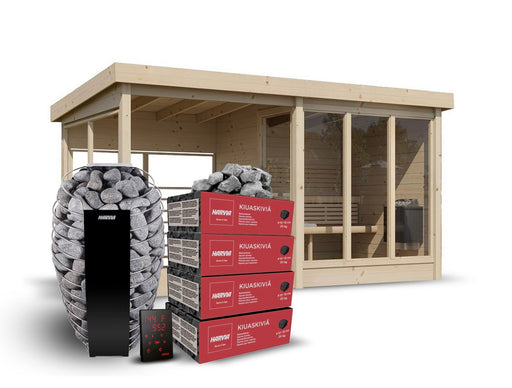 Outdoor Sauna Anita – Electric or Wood-Burning | SAUNAINTER