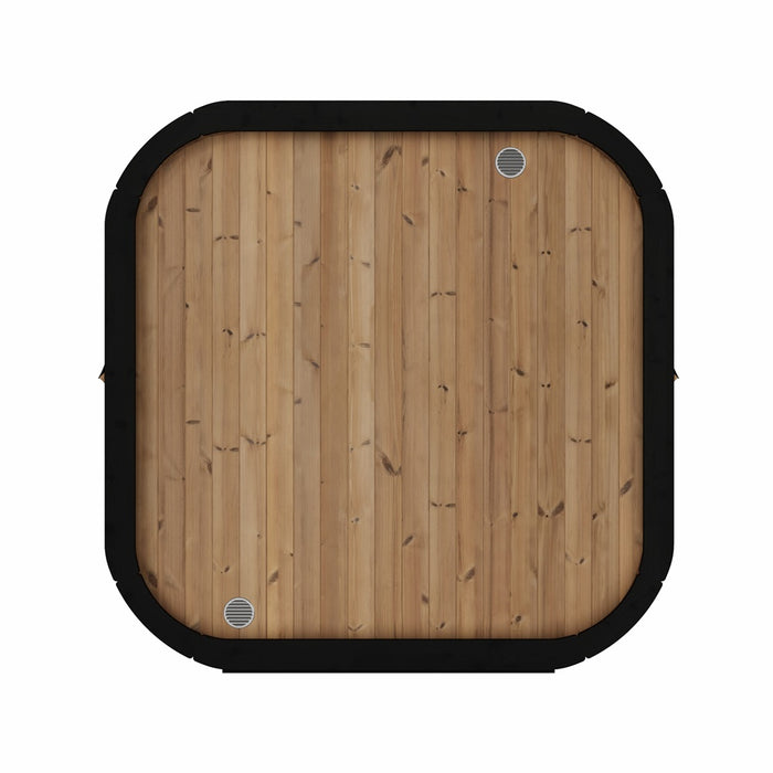 Outdoor Sauna ICON 220XL – Thermowood with Full Glass Front | SAUNAINTER