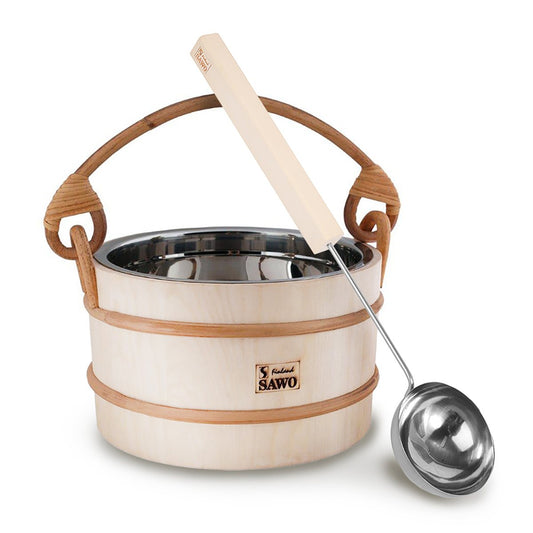Sauna Set MORE STEAM optimal, SAWO 5.0 L