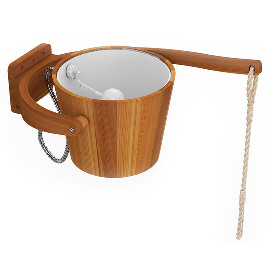 SAWO Cold shower bucket, cedar