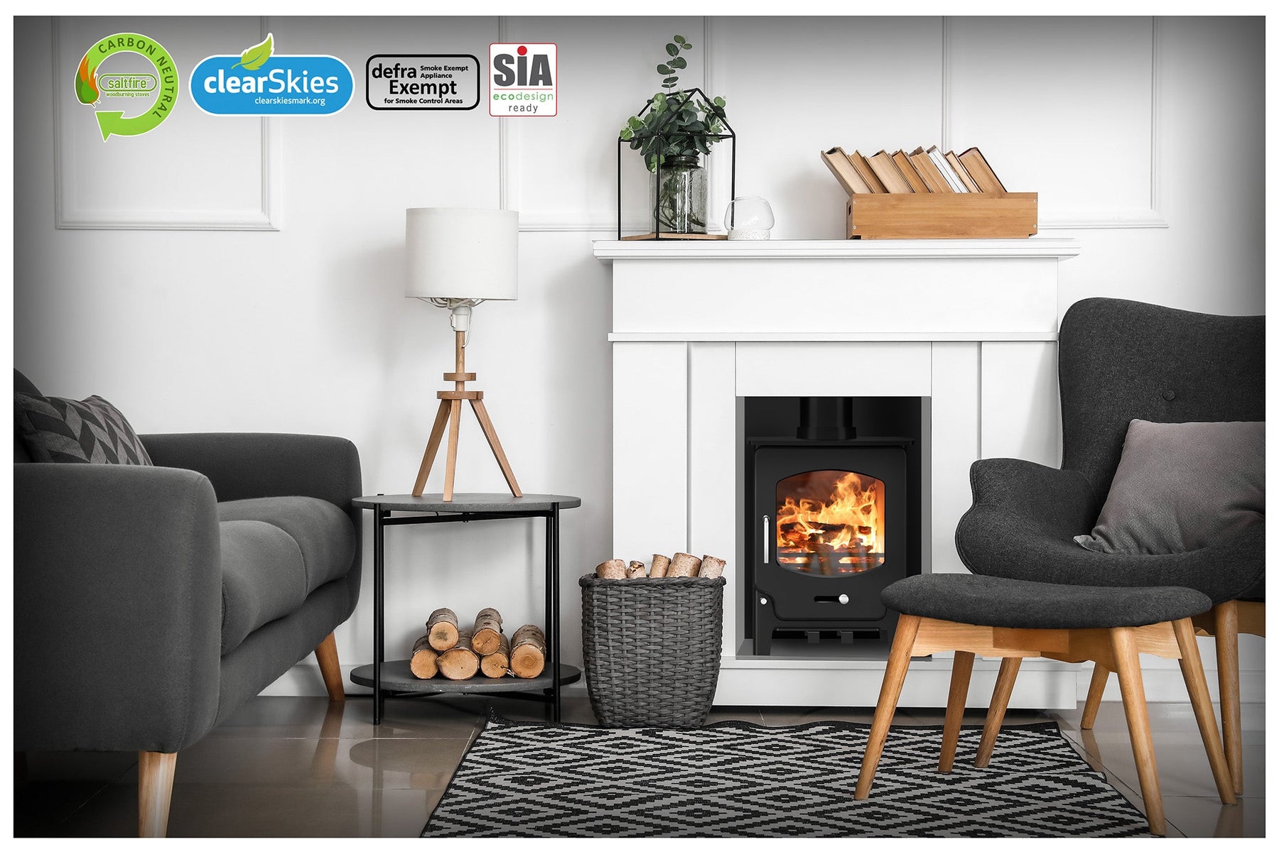 Saltfire ST-X4 Wood Burning & Multi-Fuel Stove