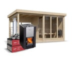 Outdoor Sauna Anita – Electric or Wood-Burning | SAUNAINTER
