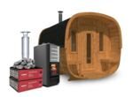 SAUNAINTER Outdoor Sauna Maison – Electric & Wood Burning Heater Models